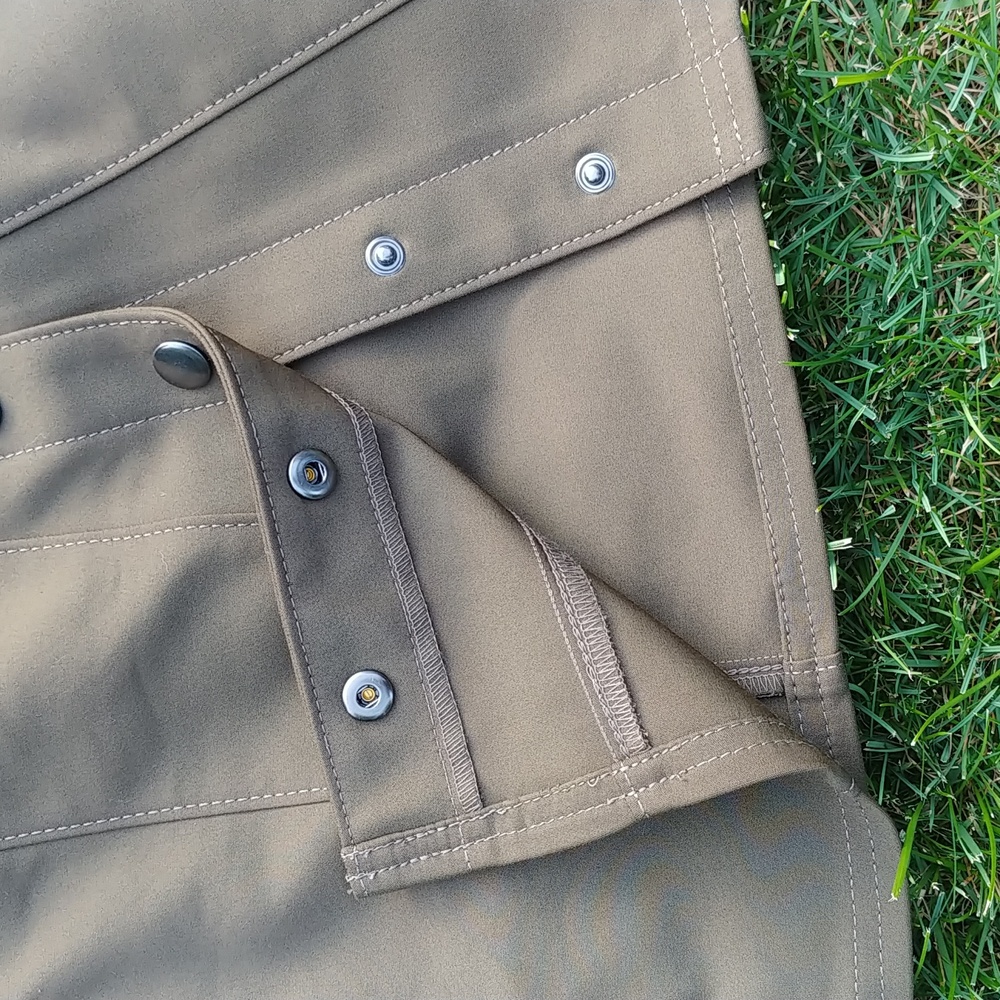 EXPRESS Snap Mini Skirt - Picture 4 of 7